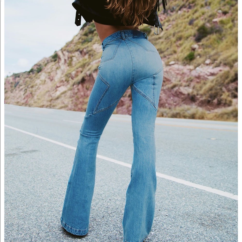 Flared Revice denim jeans NWOT